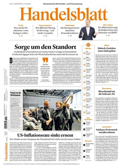 Handelsblatt-Prämienabo Titelbild